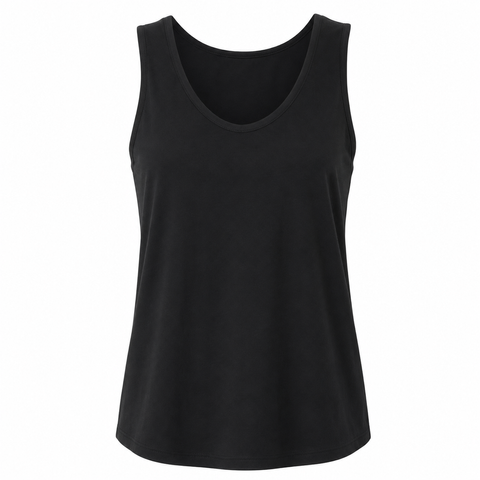 Майка жіноча віскоза жатка чорна 02595 фото
